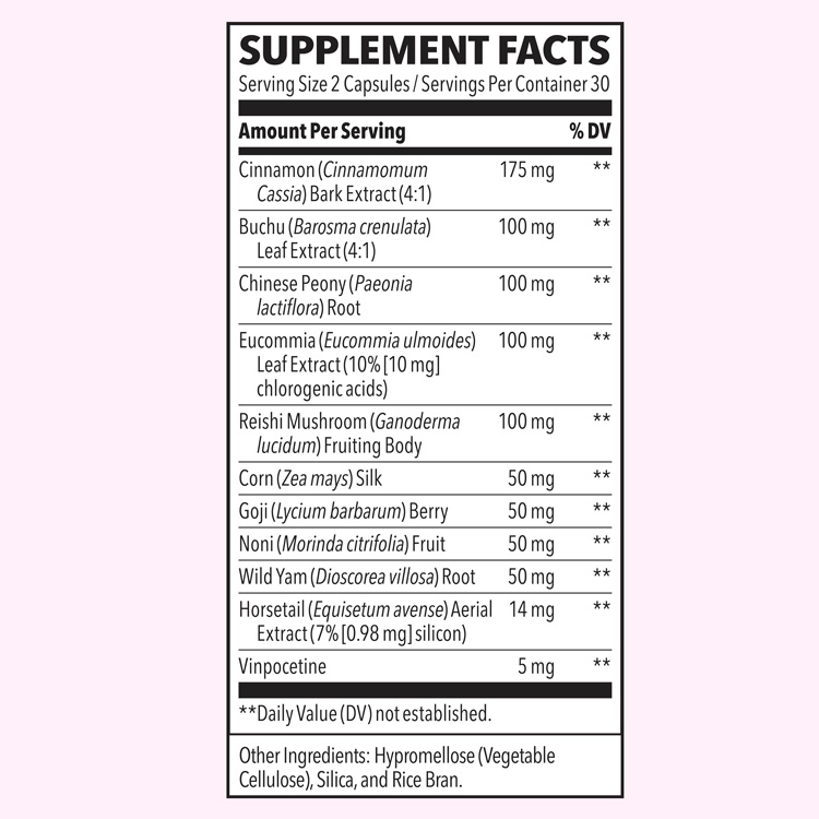 Womens-Securi-T-bladder-support-supplement-fact-sheet