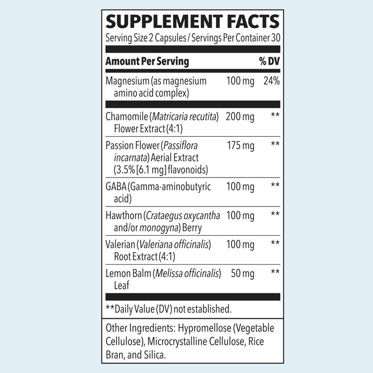Rest-ZZZ Supplement Facts