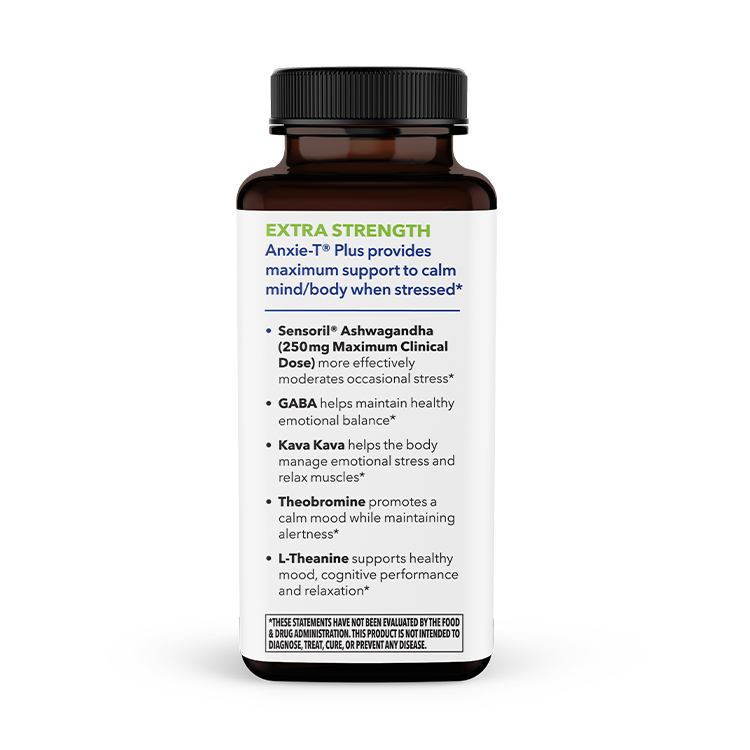 LifeSeasons Anxie-T Plus Supplement Facts bottle